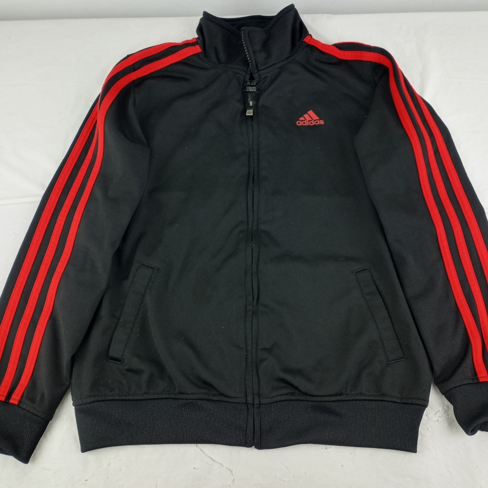 Adidas Black Track Jacket Youth Size Small